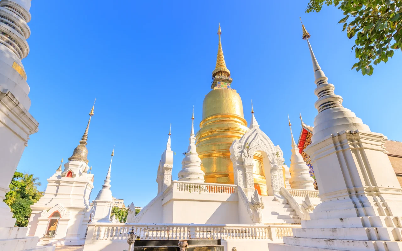 pagodas-wat-suan-dok-temple-chiang-mai-north-thailand