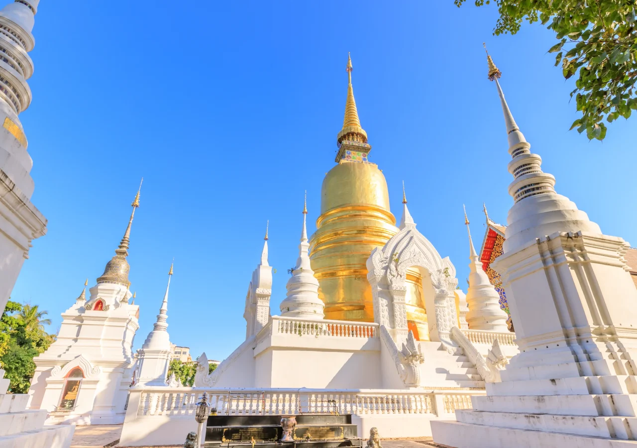 pagodas-wat-suan-dok-temple-chiang-mai-north-thailand