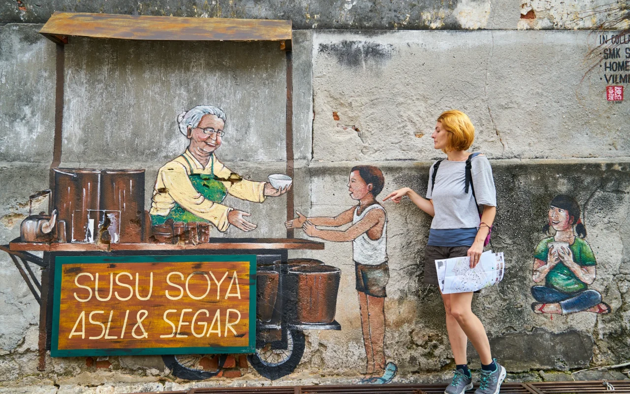 woman-front-store-graffiti