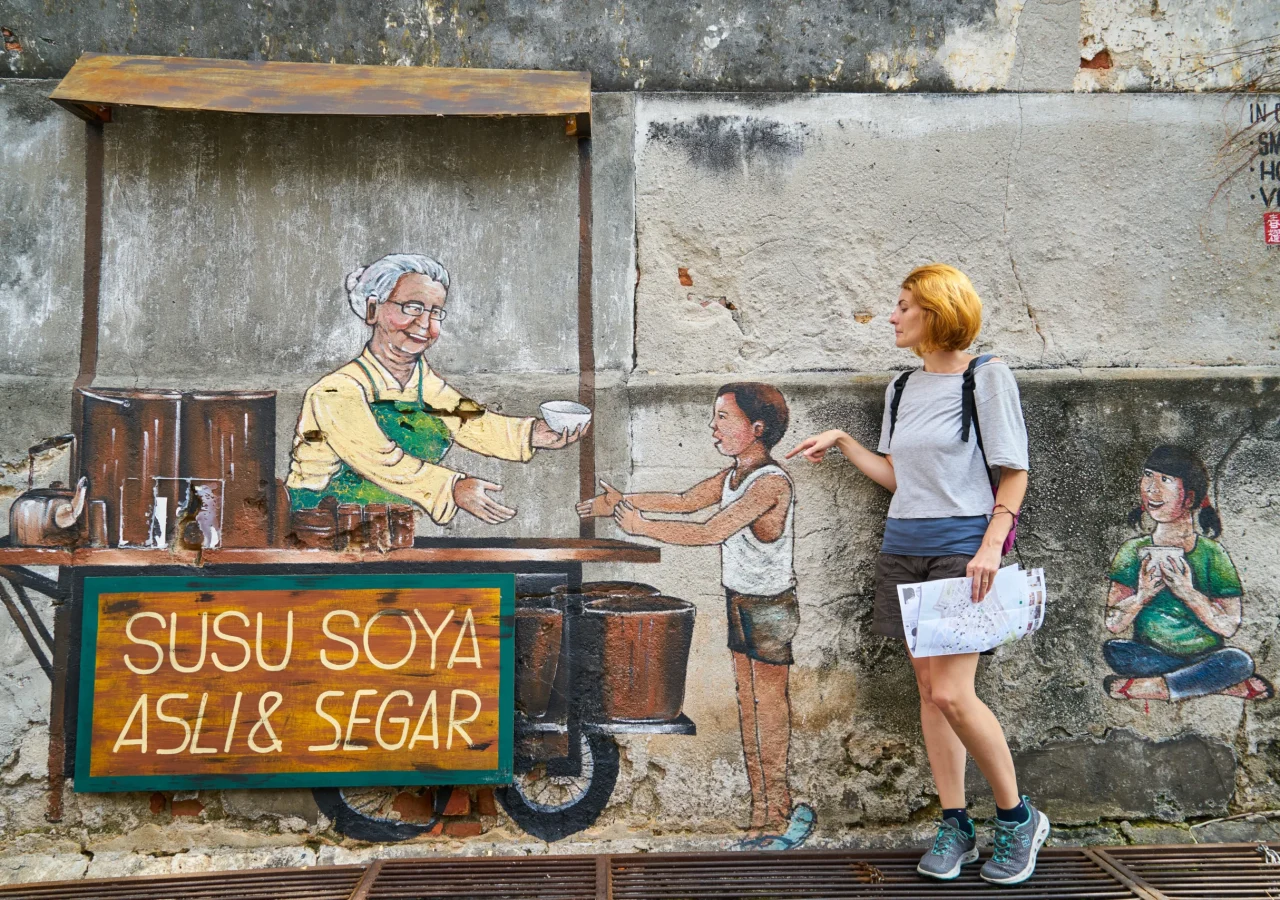 woman-front-store-graffiti